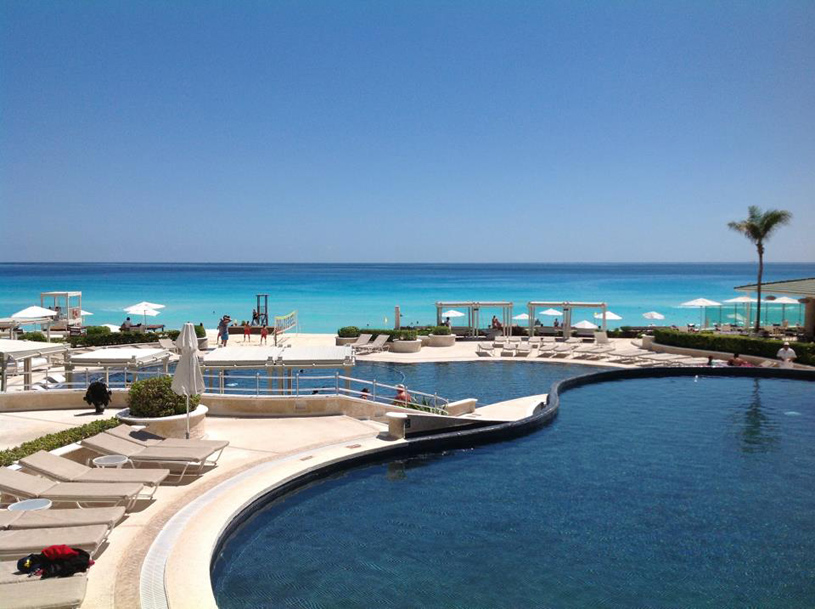 Sandos Cancun Luxury Experience Resort Pool View