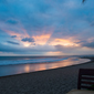 Sunset on Beach at Legion Bali