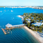 Aerial View of Sunset Key Cottages, Key West, FL