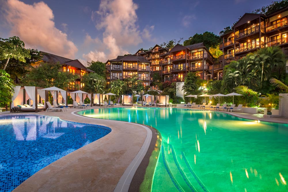 Exterior of Capella Marigot Bay ResortSt. Lucia, West Indies