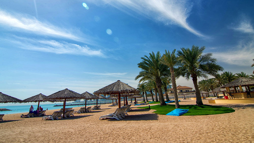 Beach Area at InterContinental Doha, Qatar