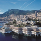 View from the sea at Fairmont Monte Carlo, Monaco