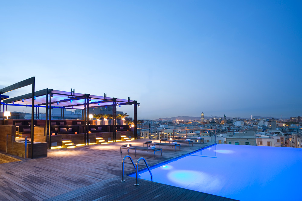 Sky Bar at The Pool at Grand Hotel Central Barcelona