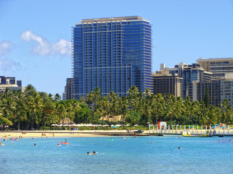 Trump International Hotel and Tower Waikiki Beach Walk Exterior