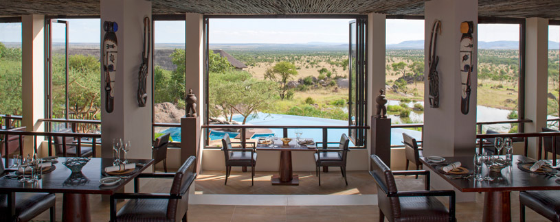 Dining area at The Four Seasons Serengeti