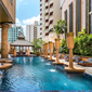 Pool and Lounge at Grand Sukhumvit Hotel Bangkok, Thailand