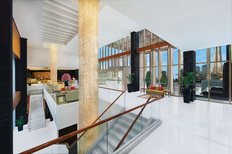 Lobby Area at The Oberoi Dubai Hotel