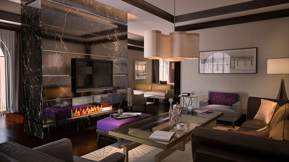 Suite Living Area at Solis Sochi Hotel and Suites