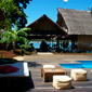Have a relaxing day by the freshwater pool at L’Heure Bleue Hotel, Madagascar