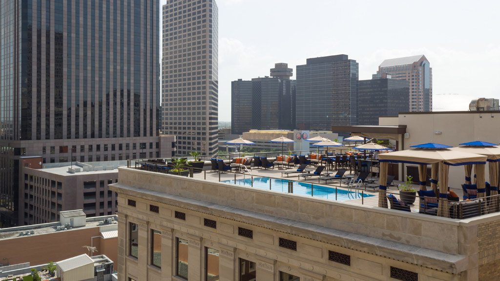 Rooftop Pool and Lounge at NOPSI Hotel, New Orleans, LA