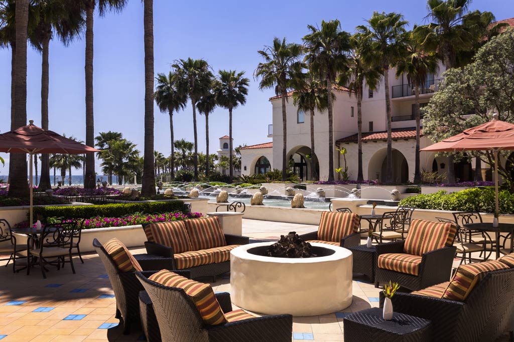 Outdoor Terrace at Hyatt Regency Huntington Beach, CA
