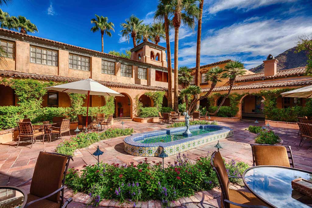 Royal Palms Resort And Spa Courtyard, Phoenix, AZ
