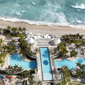 Balcony Views of Pool and Beach at The Diplomat Resort and Spa. Hollywood Beach, FL