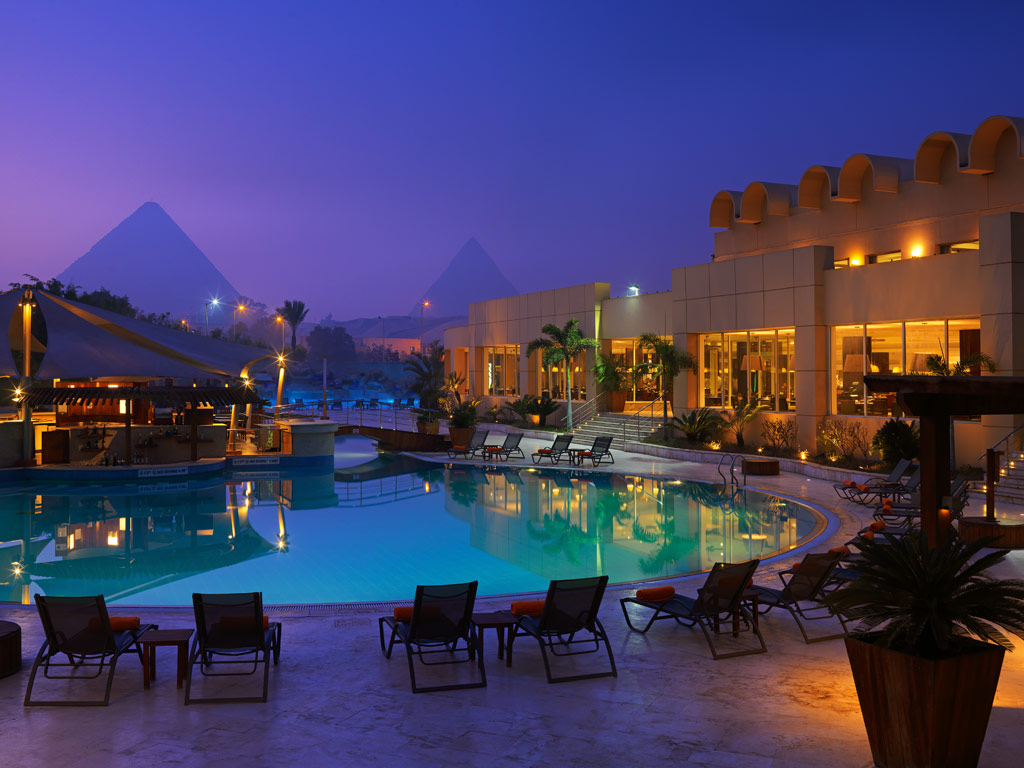 Outdoor Pool at Le Meridien Pyramids, Cairo, Egypt