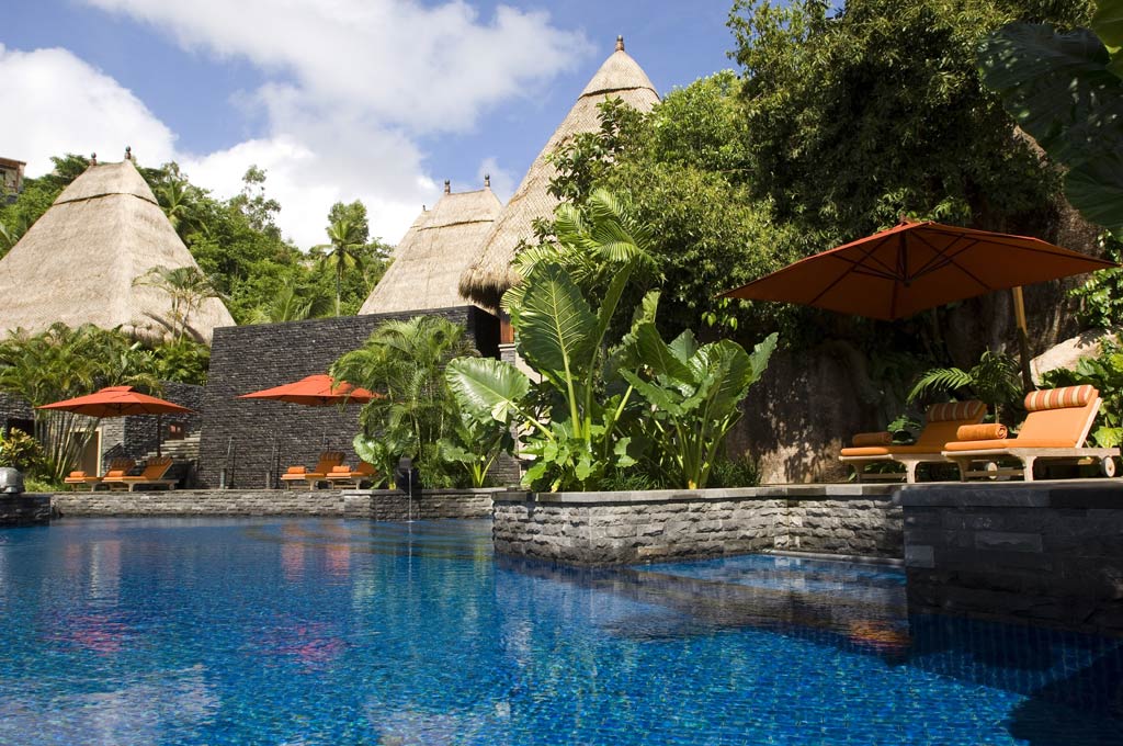 Main Pool at Maia Luxury Resort and Spa, Anse Louis, Seychelles