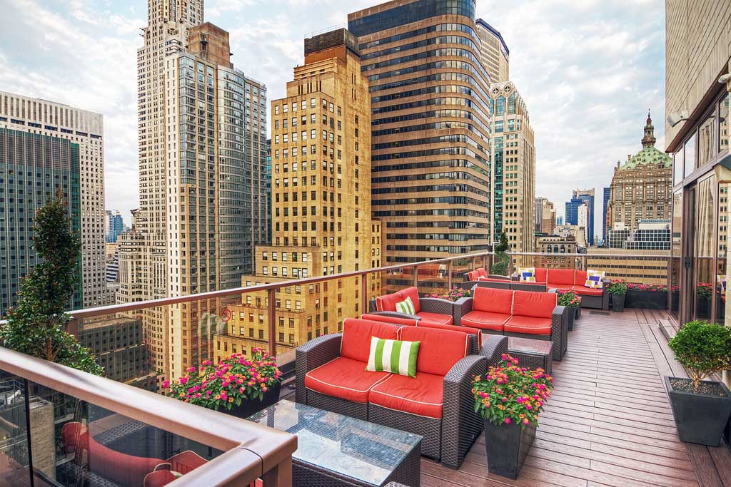 Terrace Lounge at Wyndham Midtown 45, New York, NY