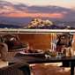 Presidential Suite Terrace at Divani Caravel Hotel Athens, Greece