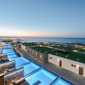 Outdoor Pool at Nana Princess Suites, Villas & Spa, Hersonissos, Crete Island, Greece