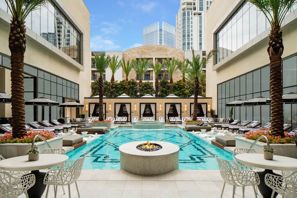 Outdoor Pool at The Post Oak Hotel at Uptown Houston, TX