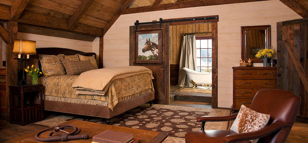 Loft Guest Room at The Ranch at Rock Creek, Philipsburg, MT