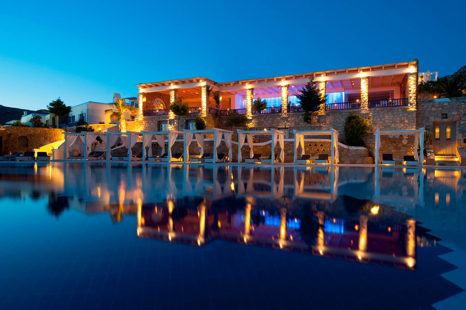 Dine at Mykonos Grand Hotel and Resort, Greece