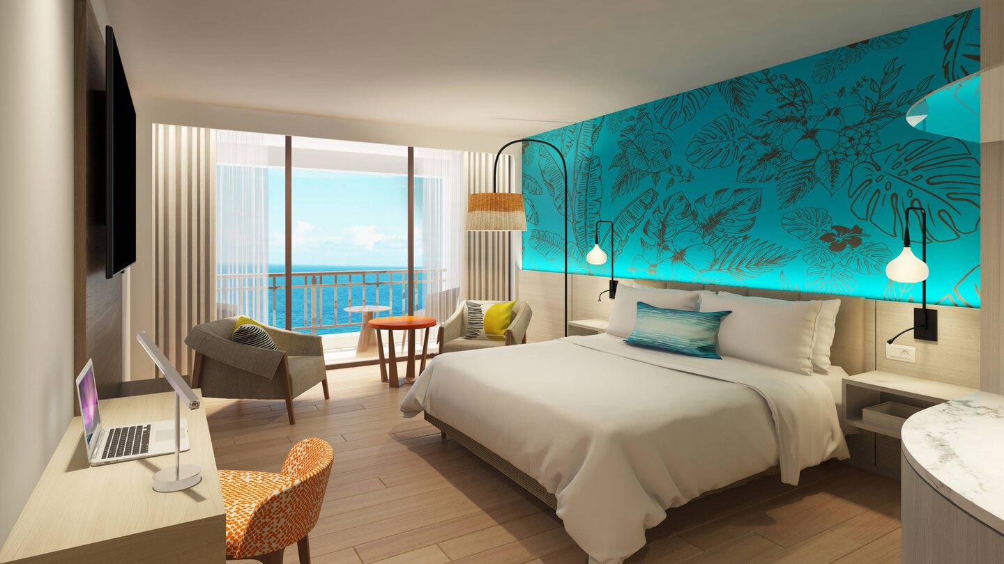 Curacao Marriott Beach Resort King Guest Room 