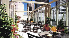 Outdoor Terrace at The Peninsula Chicago