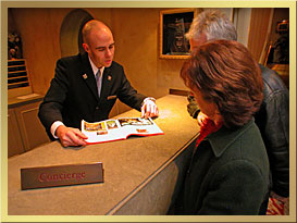 Concierge at Wedgewood Hotel