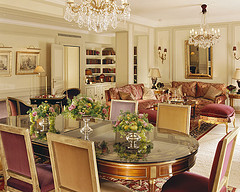 Royal Suite at the Hotel Plaza Athenee