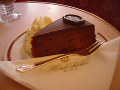 Sachertorte at Hotel Sacher Vienna