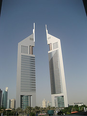 Enjoying Dubai from Jumeirah Emirates Towers