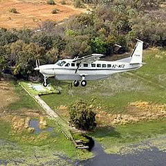 Orient Express African safari, light aircraft