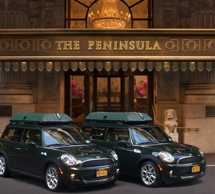 Peninsula Hotels' Mini Coopers