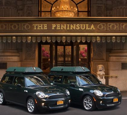 Peninsula Hotels' Mini Coopers Peninsula Hotels' Mini Coopers