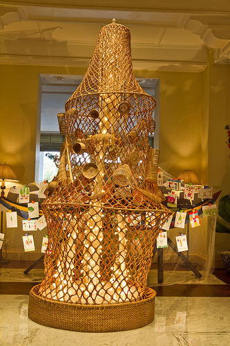 Raffles Grand Hotel d'Angkor, Christmas tree Raffles Grand Hotel d'Angkor, Christmas tree