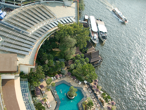 Shangri-La Hotel Bangkok, solar panels