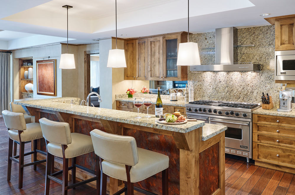 Three Bed Residence Kitchen at The Little Nell, Aspen, CO Three Bed Residence Kitchen at The Little Nell, Aspen, CO