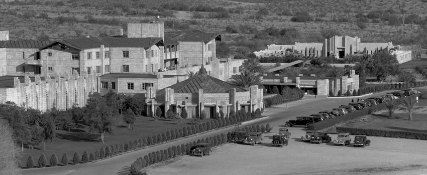 Aerial Photo of The Arizona Biltmore Hotel in Phoenix - Aerial Photo of The Arizona Biltmore Hotel in Phoenix -