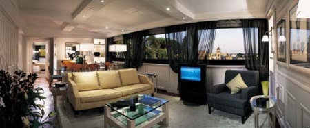Penthouse Suite - The Living Room