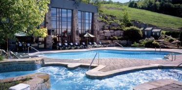 Exterior View of Theraputic Bath & Pool Area
