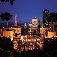 Penthouse balcony and view