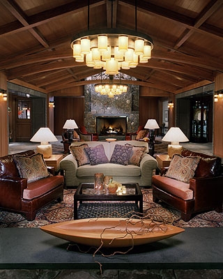 Fireplace and Lobby