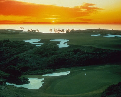 Golf At Sunset