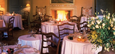 Dining By the Fireplace
