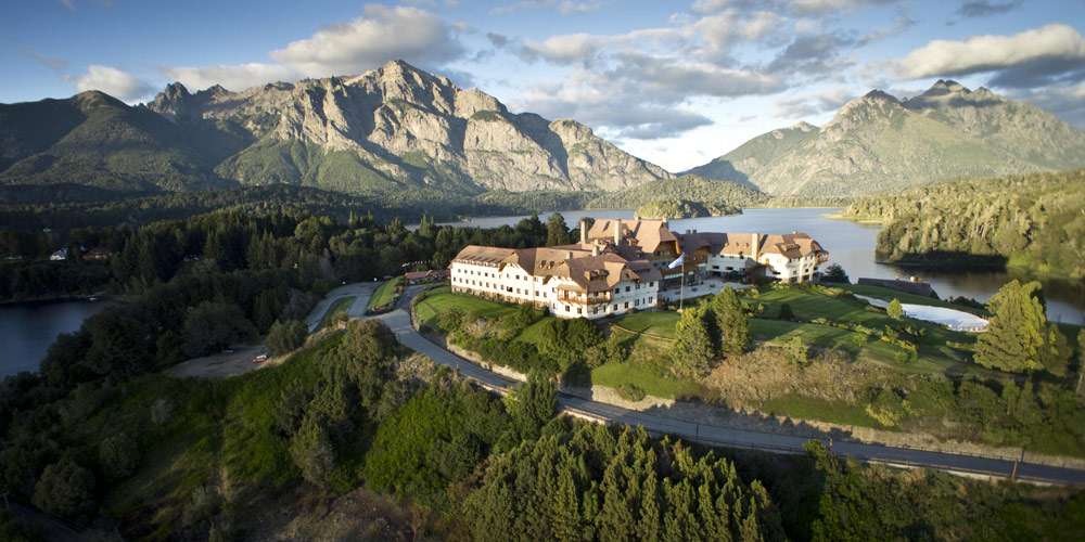 Aerial View of Llao Llao Hotel Bariloche, Argentina Aerial View of Llao Llao Hotel Bariloche, Argentina