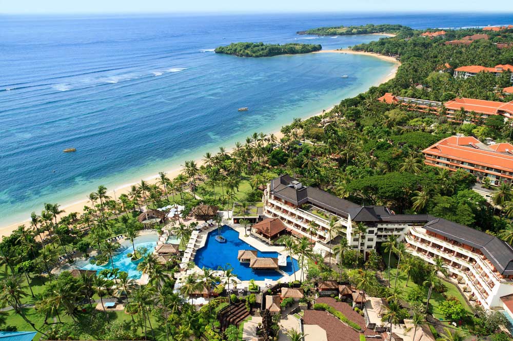 Aerial View of Nusa Dua Beach Hotel And Spa Denpasar, Indonesia Aerial View of Nusa Dua Beach Hotel And Spa Denpasar, Indonesia