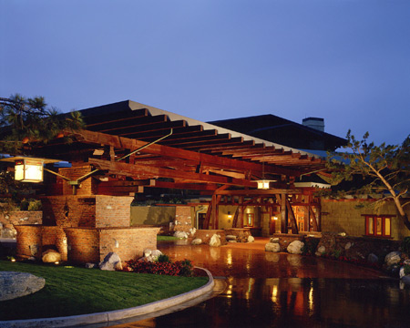 Front Entryway at The Lodge at Torrey Pines