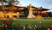 The Exterior Rear View of The Lodge at Torrey Pines, from the Golf Course