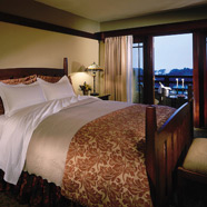 King Bed Guestroom at The Lodge at Torrey Pines