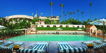The Beverly Hills Hotel Panoramic Pool View
